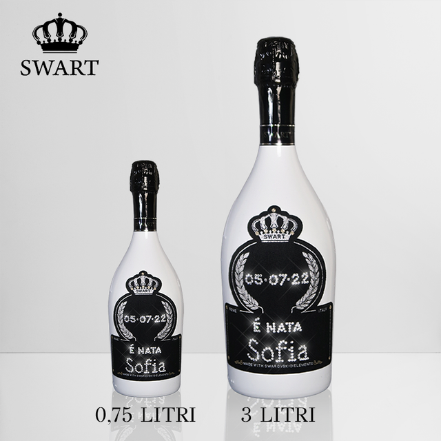 NASCITA (WHITE) - Personalizza É Nato / É Nata, Nome & Data - Swart Italia