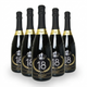 Box 6 Bottiglie con l'Età del Festeggiato Personalizzato | GP Black Swart - Swart Italia