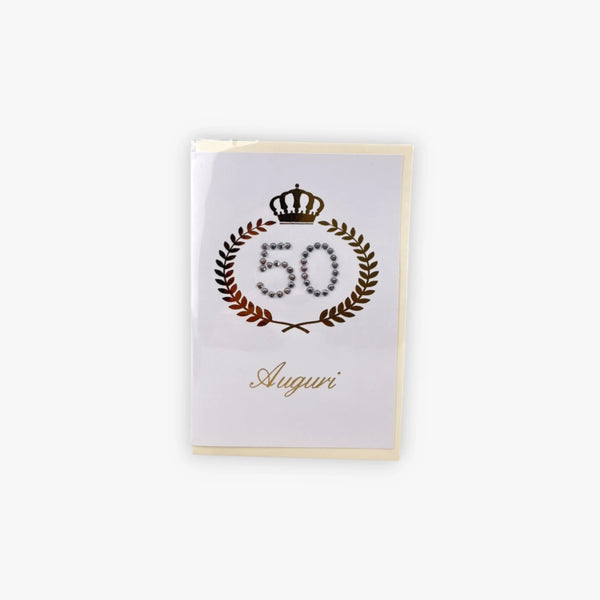 Biglietto Auguri Con Cristalli | Compleanno  Swart - Swart Italia