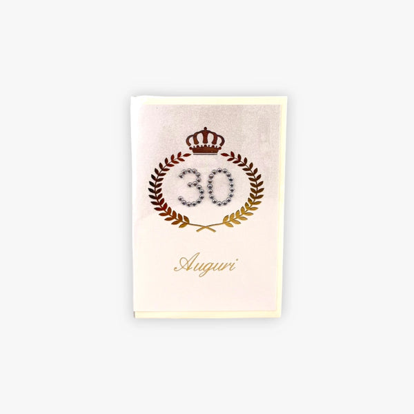 Biglietto Auguri Con Cristalli | Compleanno  Swart - Swart Italia