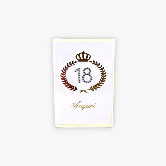 Biglietto Auguri Con Cristalli | Compleanno  Swart - Swart Italia