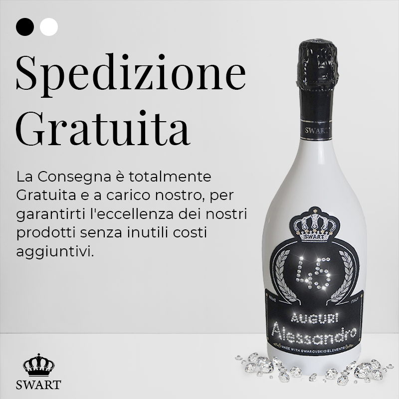 NOVITÀ - Personalizza Nome ed Età del Festeggiato - Compleanno White Elite - Swart Store