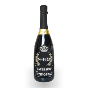 BATTESIMO (BLACK) - Personalizza Data, Nome & Dedica - Swart Italia