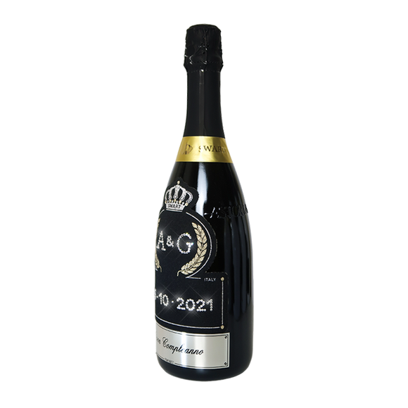 ANNIVERSARIO (BLACK) - Personalizza Nome, Data & Dedica - Swart Italia