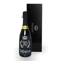 COMPLEANNO (BLACK) - Personalizza Nome ed Età del Festeggiato - Swart Italia