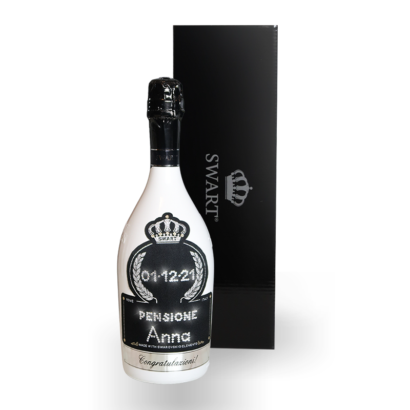 PENSIONE (WHITE) - Personalizza Data, Nome & Dedica - Swart Italia