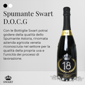 COMPLEANNO (BLACK) - Personalizza 6 Bottiglie con l'Età del Festeggiato - Swart Italia