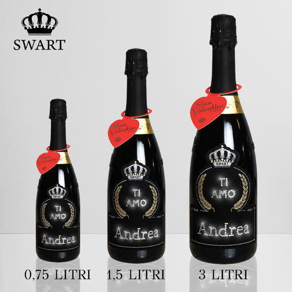 TI AMO (BLACK) - Personalizza Nome - Swart Italia